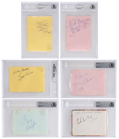 Lot #7317 Lynyrd Skynyrd (6) Signatures Dated to