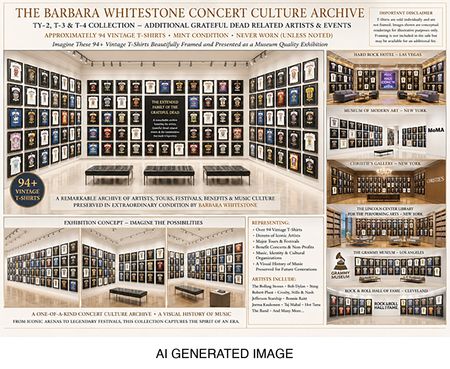 Lot #7186 Grateful Dead Archive of Barbara Whitestone - Rare Posters, Photographs, Backstage Passes, and Insider Ephemera (600+ Items) - Image 23