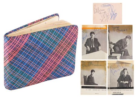 Lot #7120 Beatles and Rolling Stones Signatures -