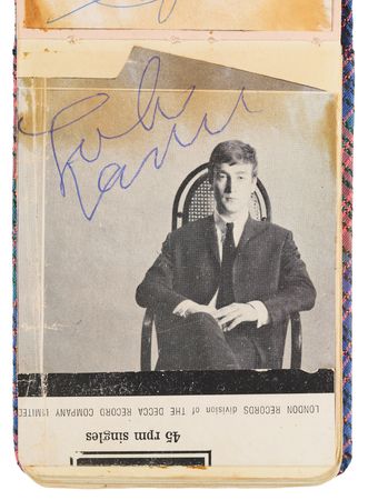 Lot #7120 Beatles and Rolling Stones Signatures - British Invasion Autograph Album with Gene Vincent, Little Richard, The Hollies, and More - Image 4