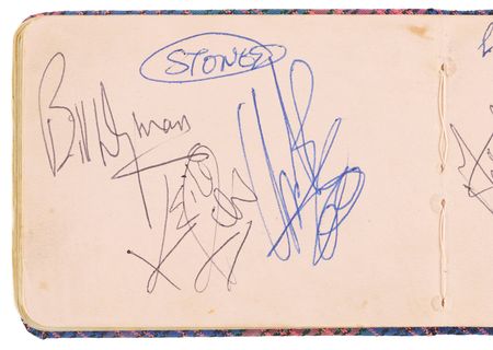 Lot #7120 Beatles and Rolling Stones Signatures - British Invasion Autograph Album with Gene Vincent, Little Richard, The Hollies, and More - Image 6