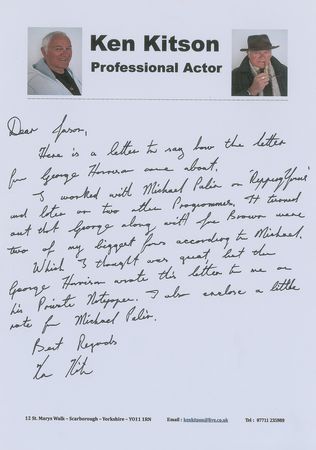 Lot #7516 George Harrison Autograph Letter Signed - 