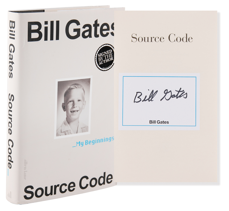 Lot 174 Bill Gates Signed Book - Source Code