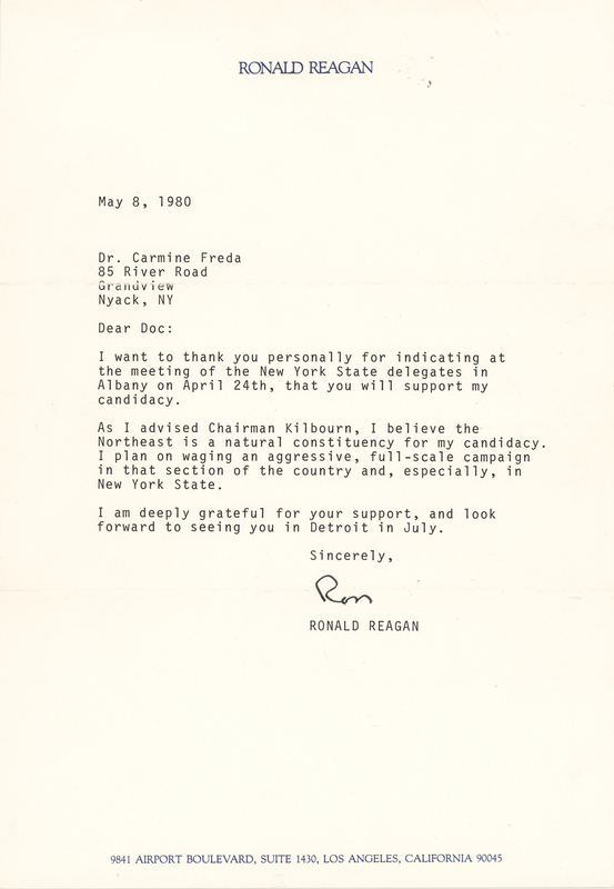 Lot 74 Ronald Reagan Typed Letter Signed on Waging “an aggressive, full-scale campaign” for the 1980 Republican Presidential Nomination