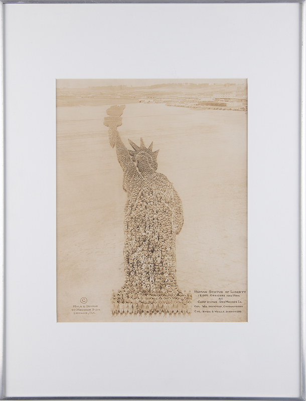 Lot 284 Mole and Thomas 'Living Photograph' of the Statue of Liberty