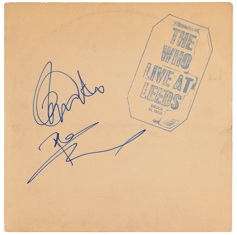 Lot 386 The Who: Daltrey and Townshend Signed Album - Live at Leeds