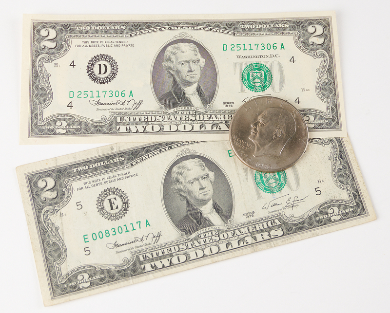 Lot 355 Lynyrd Skynyrd (3) Recovered Crash Site Currency - From the Collection of Guitar Tech Craig Reed
