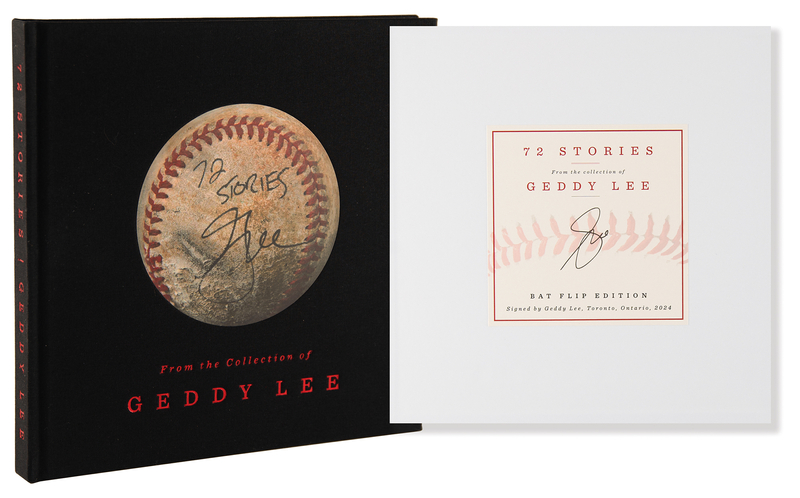Lot 375 Rush: Geddy Lee Signed Book - 72 Stories