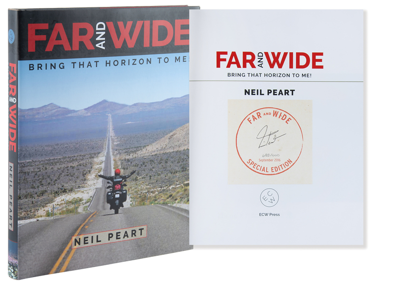Lot 376 Rush: Neil Peart Signed Book - Far and Wide (Ltd. Ed. #638/1000)