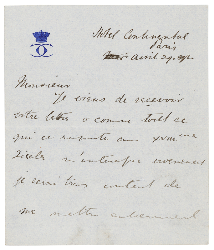 Lot 194 Lord Carnarvon Autograph Letter Signed - The Financier of the Excavation of King Tut's Tomb