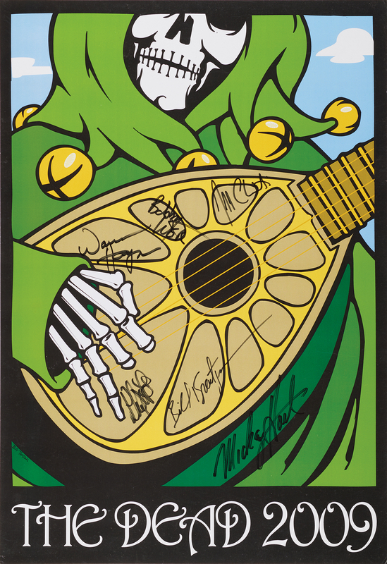 Lot 341 Grateful Dead Signed Poster (2009) (13˝ x 19˝)