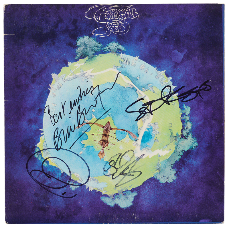 Lot 387 Yes Signed Album - Fragile