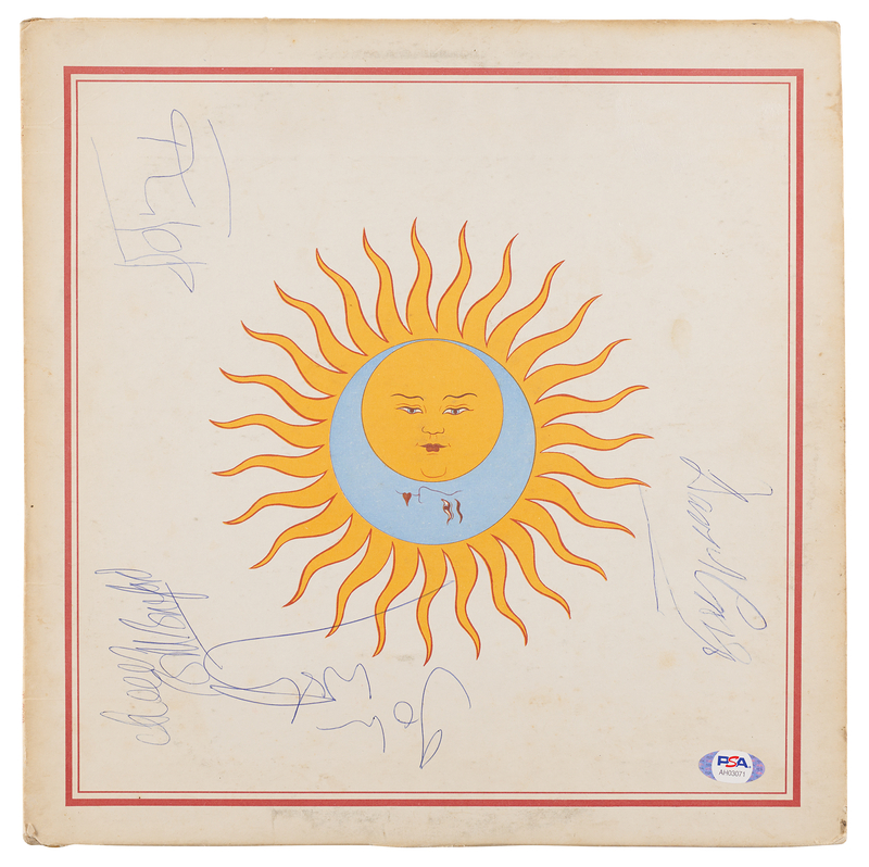 Lot 350 King Crimson Signed Album - Larks' Tongues in Aspic