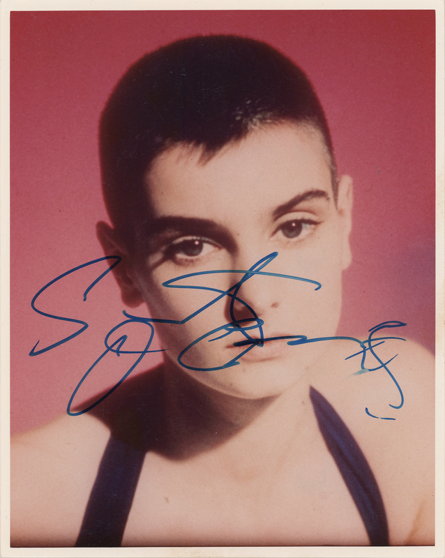 Lot 361 Sinead O'Connor Signed Photograph