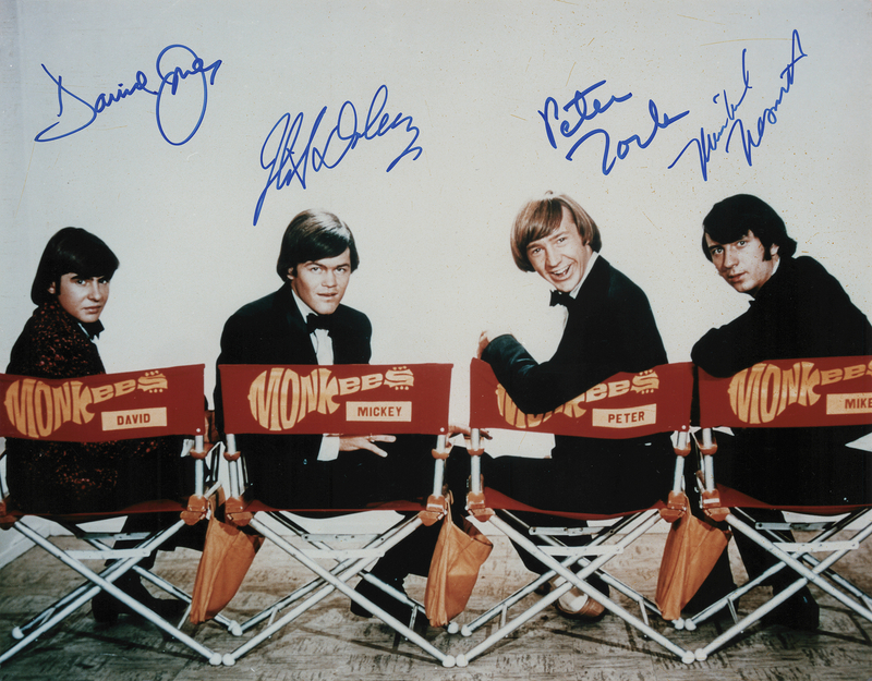 Lot 357 The Monkees Signed Oversized Photograph