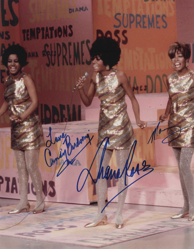 Lot 379 The Supremes Signed Oversized Photograph