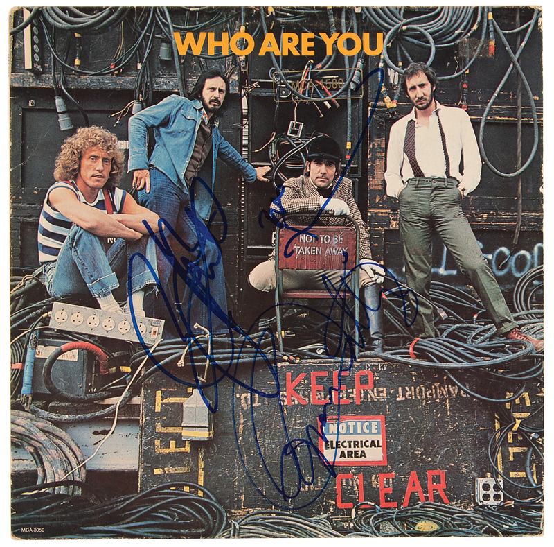 Lot 385 The Who Signed Album - Who Are You