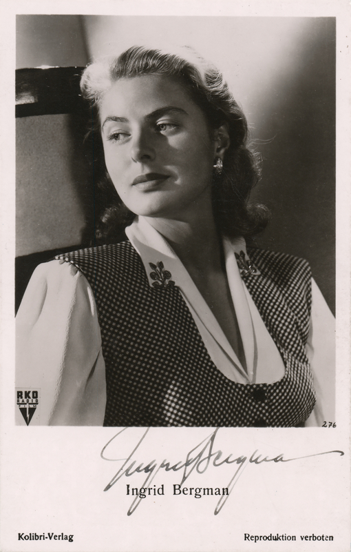 Lot 398 Ingrid Bergman Signed Photograph