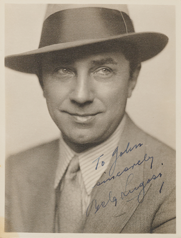 Lot 410 Bela Lugosi Signed Photograph