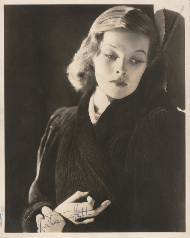 Lot 405 Katharine Hepburn Signed Photograph