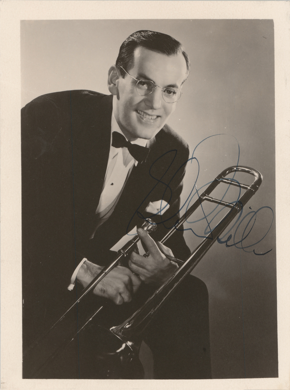 Lot 314 Glenn Miller Signed Photograph