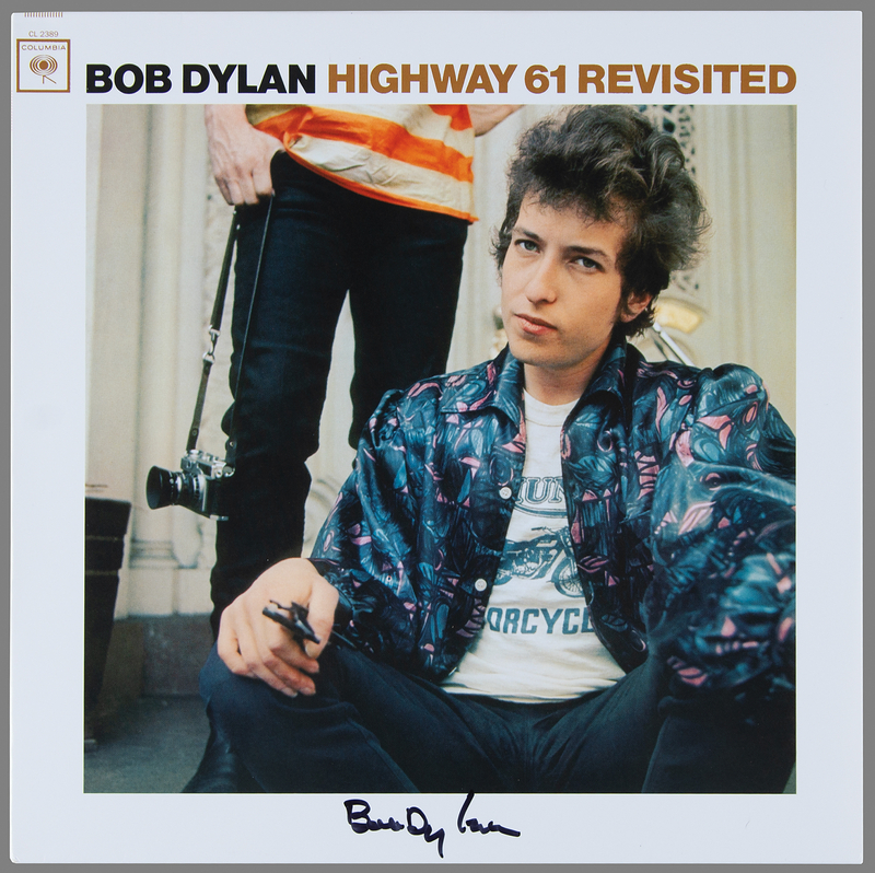 Lot 337 Bob Dylan Signed Album - Highway 61 Revisited