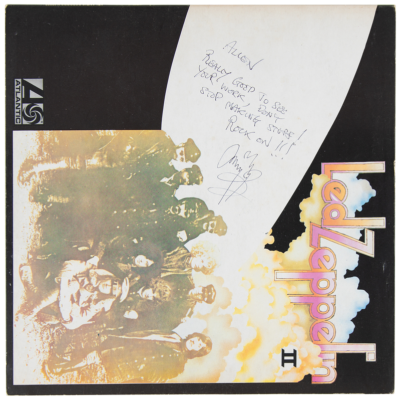 Lot 353 Led Zeppelin: Jimmy Page Signed Album - Led Zeppelin II
