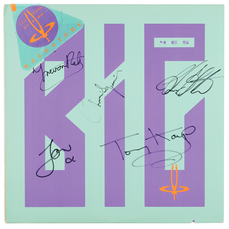 Lot 389 Yes Signed Album - Big Generator