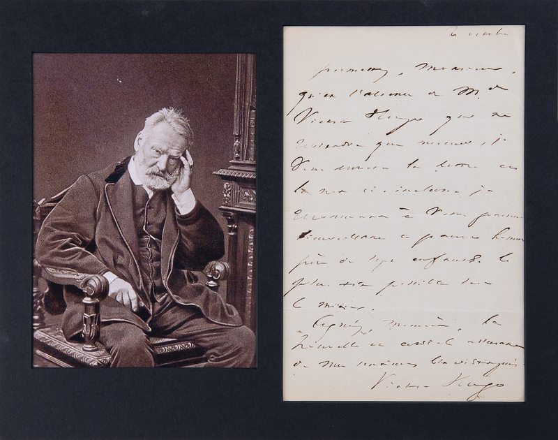 Lot 304 Victor Hugo Autograph Letter Signed