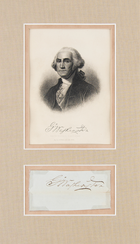 Lot 5 George Washington Signature
