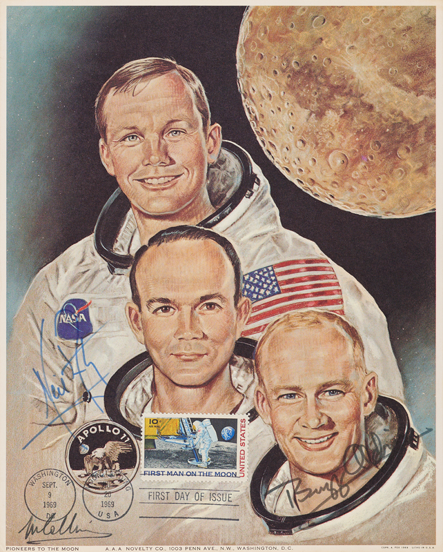 Lot 271 Apollo 11 Crew-Signed Print