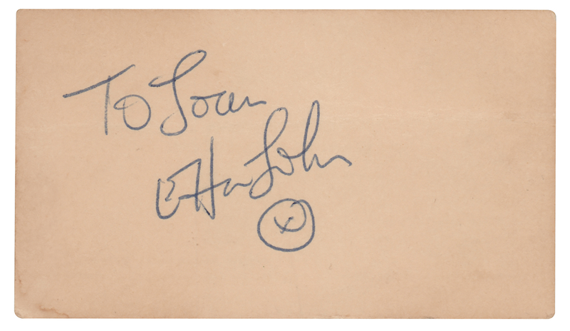 Lot 348 Elton John Signature