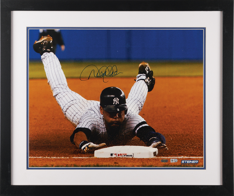 Lot 440 Derek Jeter Oversized Signed Photograph