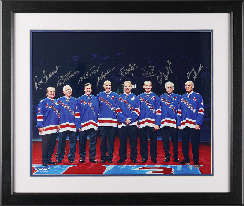 Lot 446 NY Rangers Legends Oversized Signed Photograph (Ltd. Ed. #479/500)