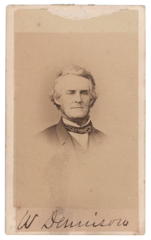 Lot 102 William Dennison Signed Photograph