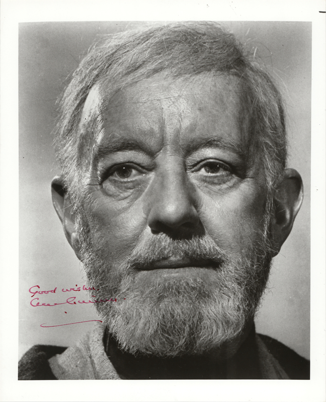 Lot 431 Star Wars: Alec Guinness Signed Photograph