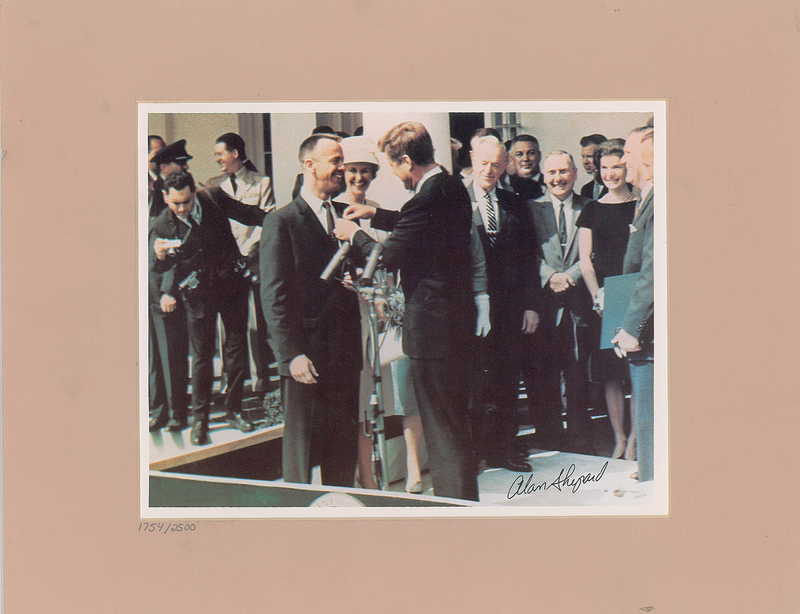 Lot 259 Alan Shepard Signed Photograph (Ltd. Ed. #1754/2500)