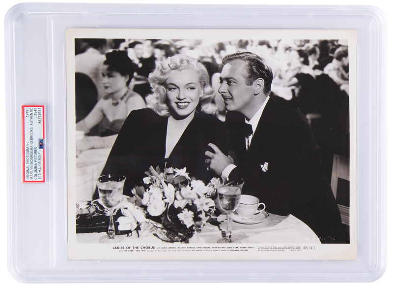 Lot 415 Marilyn Monroe Original Photograph for Ladies of the Chorus - PSA Type I