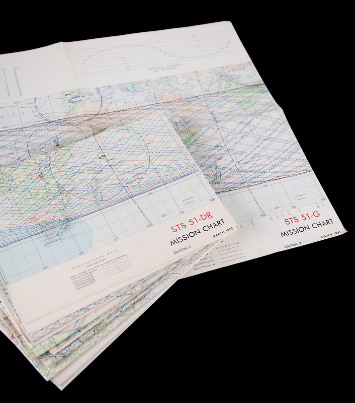 Lot 275 Space Shuttle (11) Mission Charts - 1983–1985