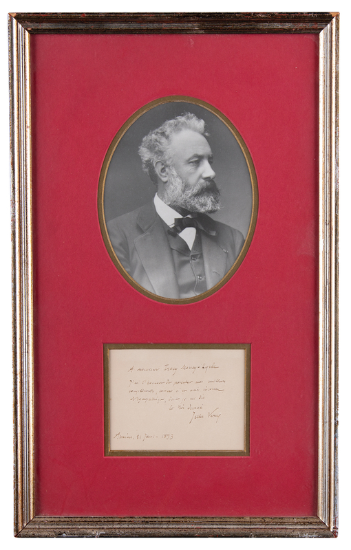 Lot 308 Jules Verne Autograph Letter Signed