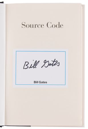 Lot #174 Bill Gates Signed Book - Source Code - Image 4