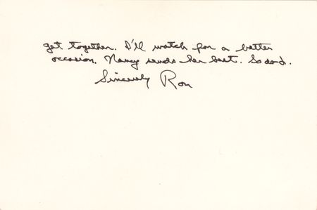 Lot #68 Ronald Reagan Autograph Letter Signed to Columnist Betty Beale - 