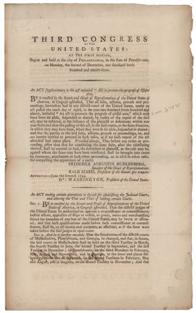 Lot #116 Edmund Randolph Document Signed as