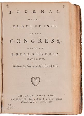 Lot #101 Continental Congress: Extracts from the Votes and Proceedings of the American Continental Congress (First Edition, 1774–1776) - Image 4