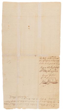 Lot #1 George Washington Signed ‘Potowmack Company’ Payroll Document - Funding a Foundational Early American Canal Project (1787) - Image 3