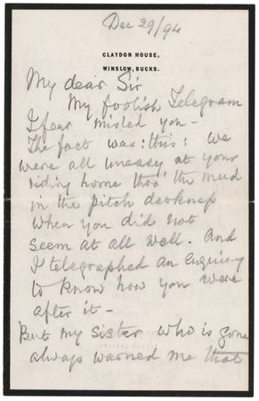 Lot #170 Florence Nightingale Autograph Letter