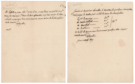 Lot #231 Marquis de Lafayette Autograph Letter