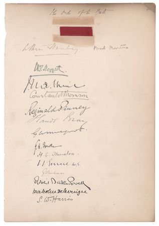 Lot #246 Robert Baden-Powell Signature