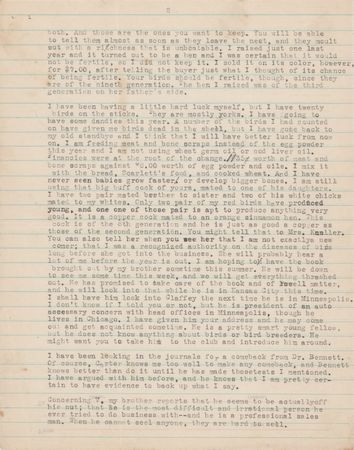 Lot #213 Robert Stroud Autograph Letter Signed and Typed Letter Signed - Image 4