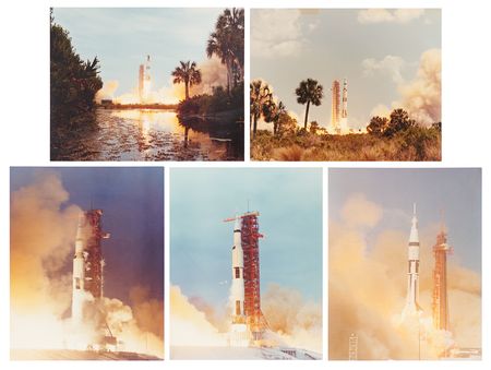Lot #265 Apollo/Saturn V Oversized Launch
